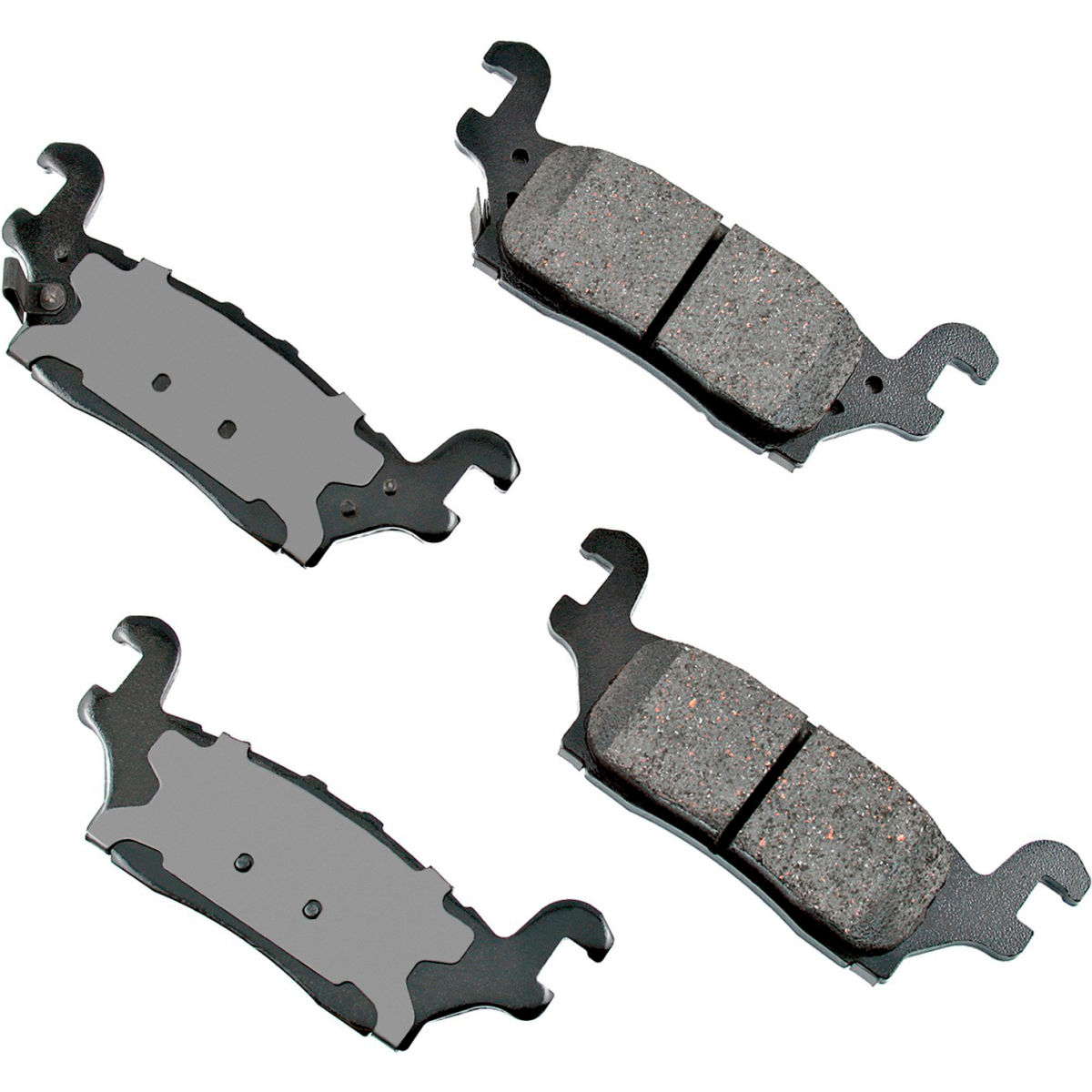 B2380869 AKACT1120 ProAct Ultra Premium Ceramic Disc Brake Pad Kit for 2010-2006 Hummer H3