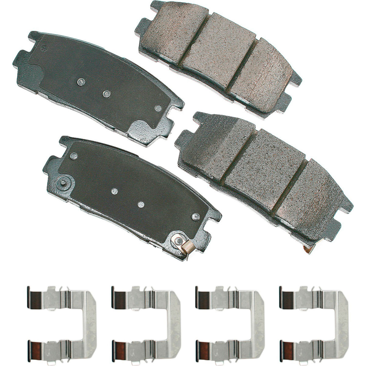 B2380878 AKACT1275 ProAct Ultra Premium Ceramic Disc Brake Pad Kit for 2015-2012 Chevrolet Captiva Sport