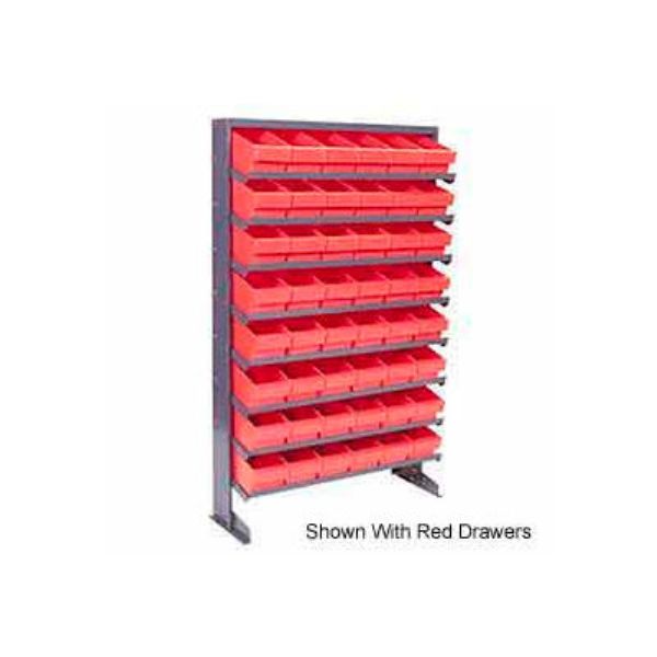 QPRS-601 Single Sided Rack - Gray - 12 x 36 x 60 in. - Durable Steel
