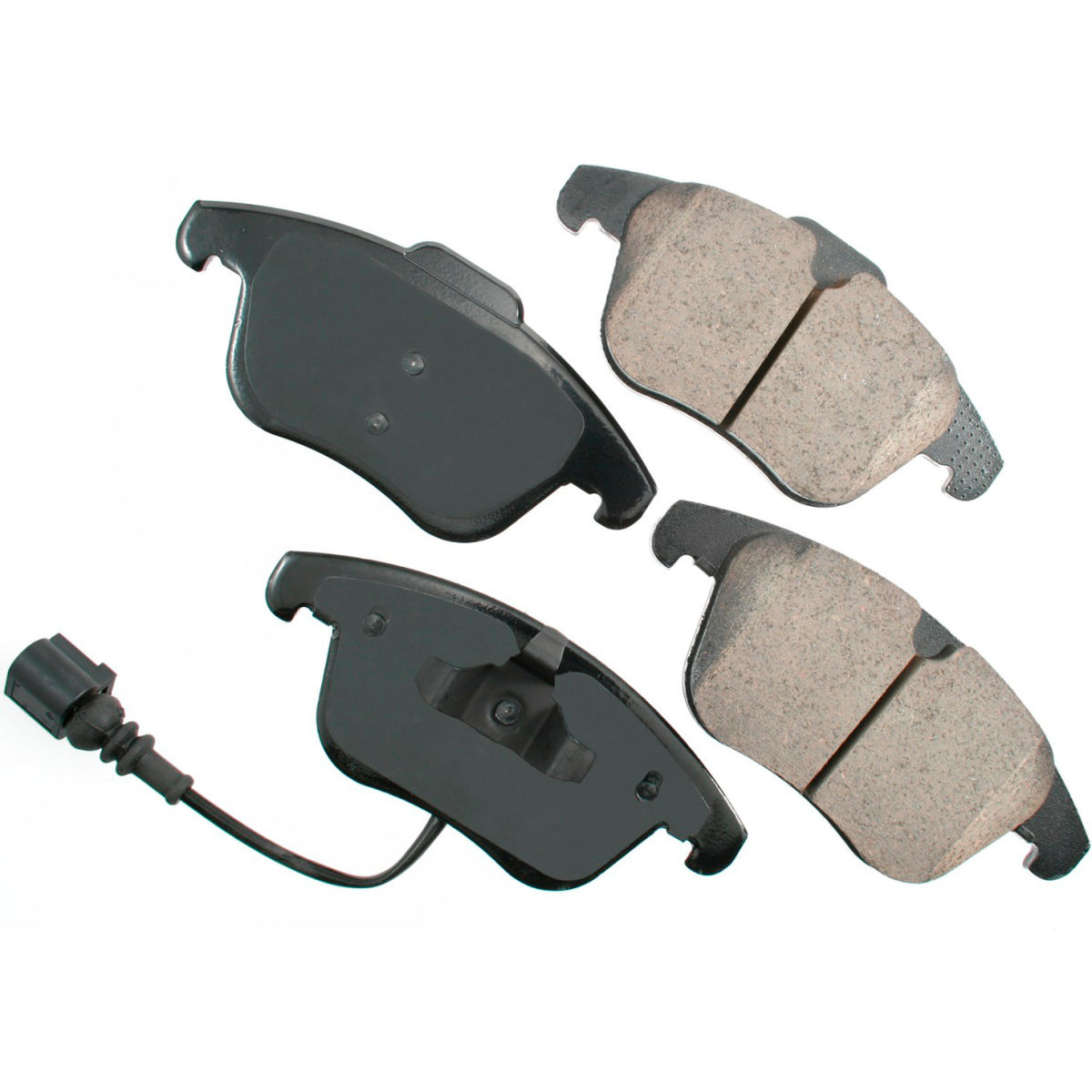 B2381186 AKEUR1375 Euro Ultra Premium Ceramic Disc Brake Pad Kit for 2016-2015 Audi Q3