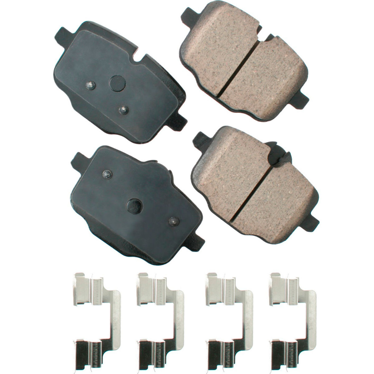 B2380774 AKEUR1469 Euro Ultra Premium Ceramic Disc Brake Pad Kit for 2015-2011 BMW 550i
