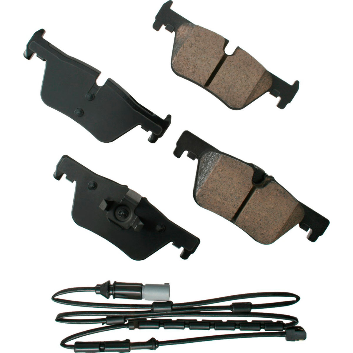 B2381118 AKEUR1613 Euro Ultra Premium Ceramic Disc Brake Pad Kit for 2016-2014 BMW 228i