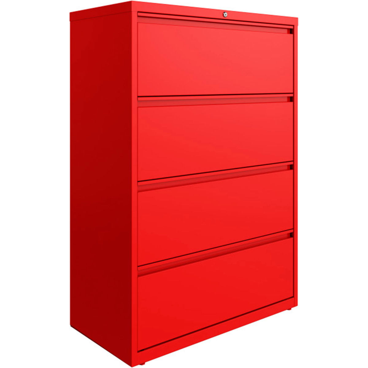 36 in. HL10000 Series Lateral File with 4-Drawer - Lava Red -  KD Cajonera, KD3674899