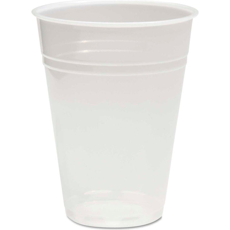 Picture of Lagasse B567355 9 oz Boardwalk Translucent Plastic Cold Cups - 2500 per Pack