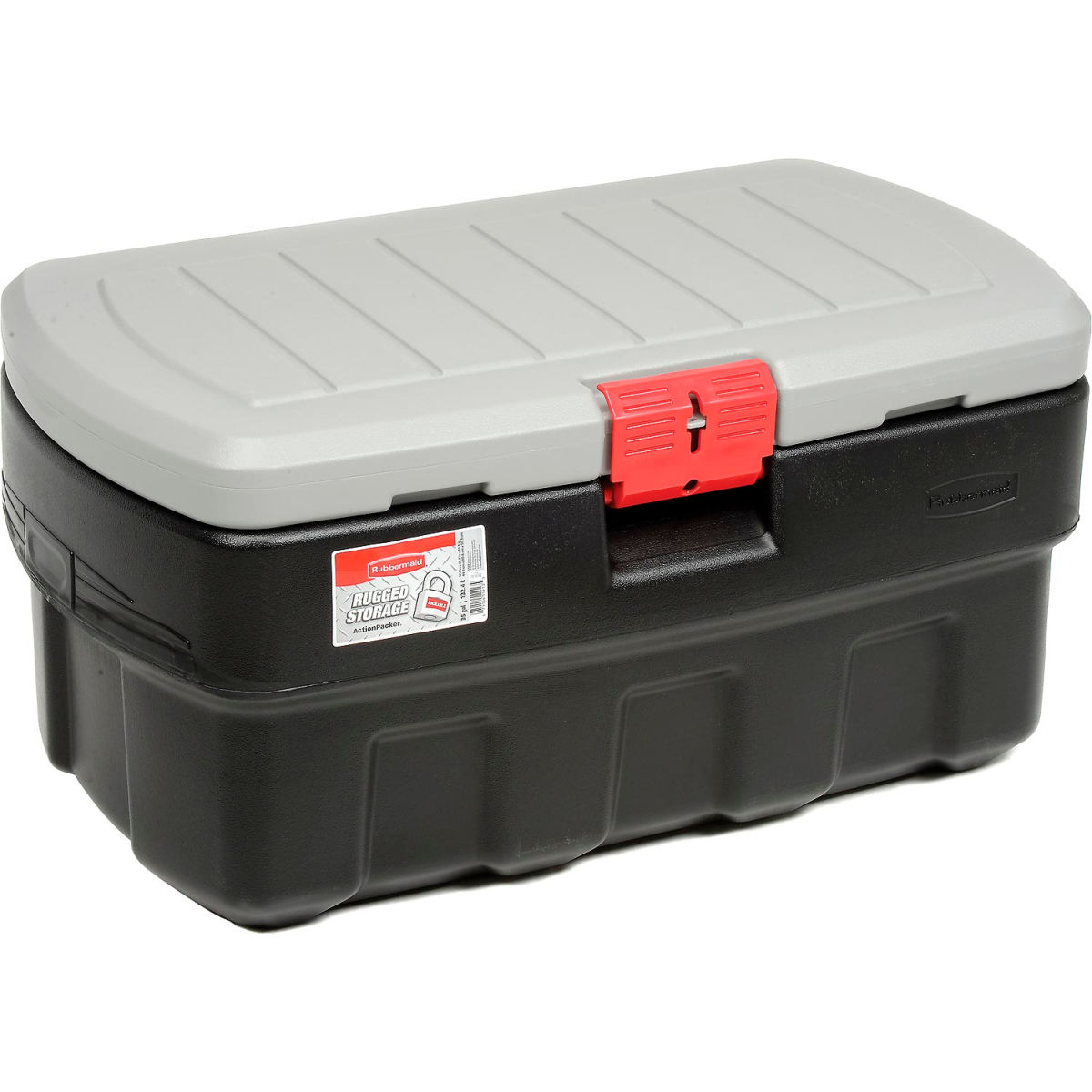 Picture of United Solutions 4134400 35 gal ActionPacker Lockable Storage Box - Black - 32.25 x 20 x 17.25 in.