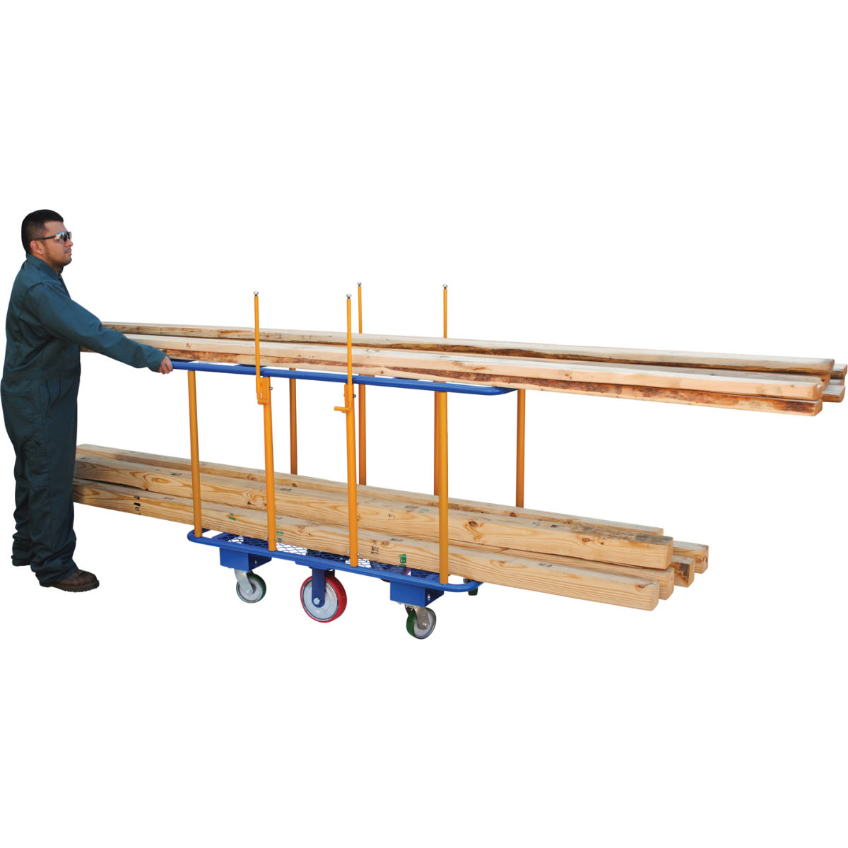 Picture of Vestil Manufacturing 1654700 2000 lbs Horizontal Lumber Cart