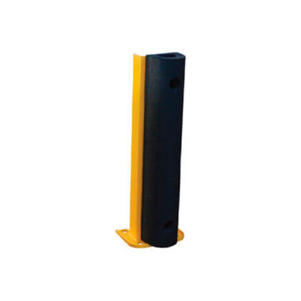Steel Rack Guard with Rubber Bumper - 7.75 x 8.06 x 24.25 in.
