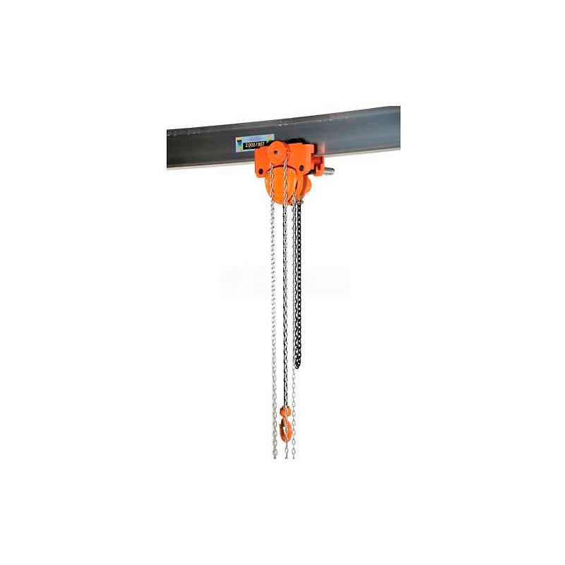 Combo Geared 6000 lbs Low Headroom Hoist & Trolley