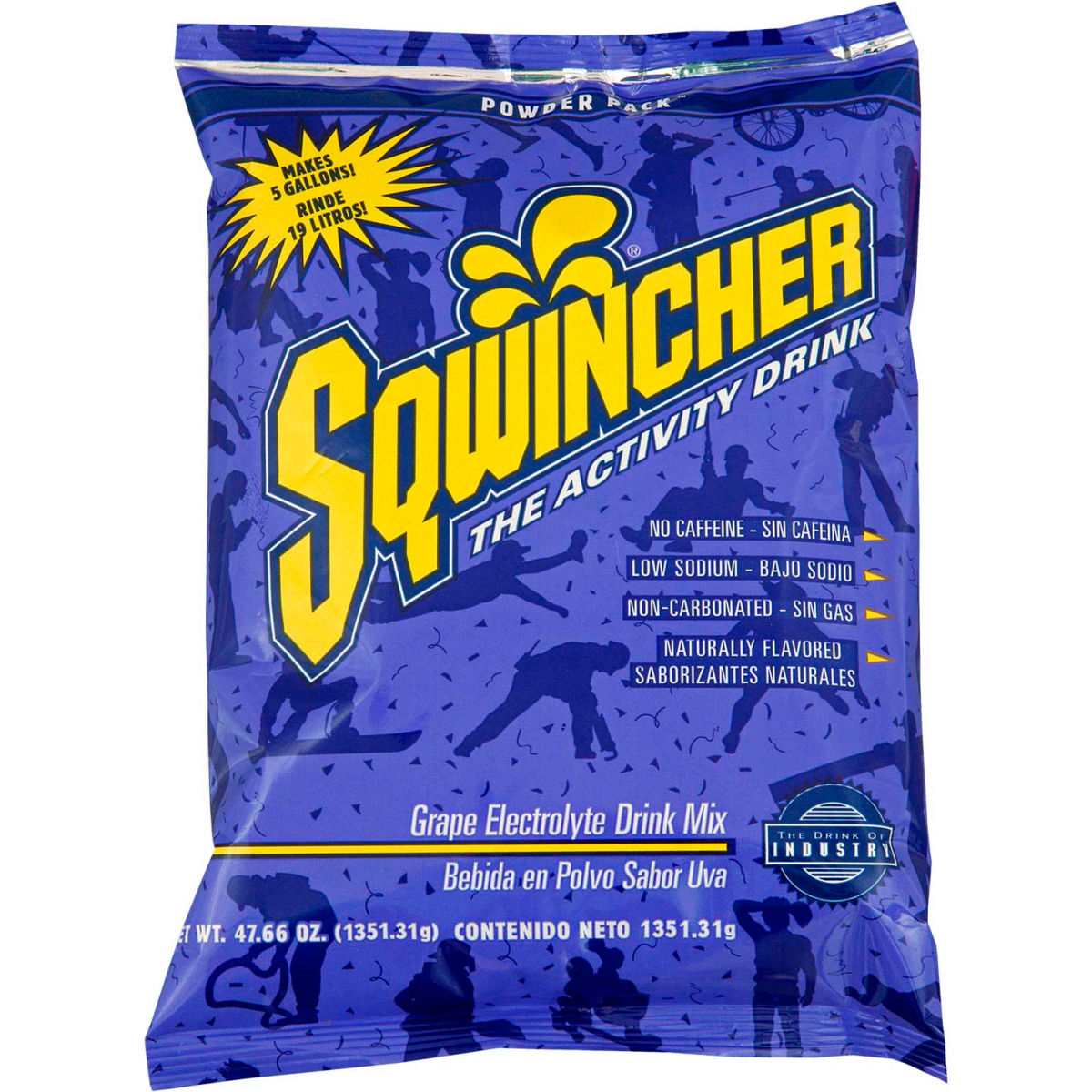 Picture of Sqwincher B1024234 47.66 oz Instant Powder Mix - Grape - 16 Packs per Case