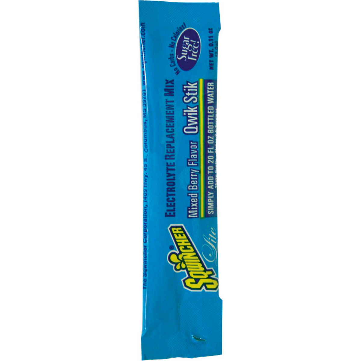 Picture of Sqwincher B1024230 0.11 oz Zero Qwik Stik Sugar Free, Mixed Berry - 500 per Case