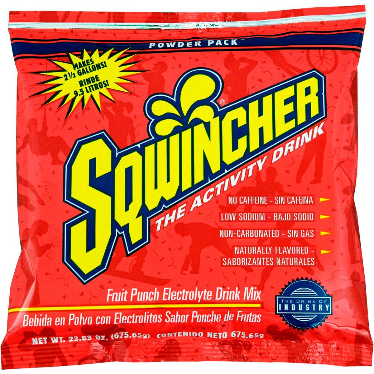Picture of Sqwincher B1024227 23.83 oz Instant Powder Mix - Fruit Punch - 32 per Case
