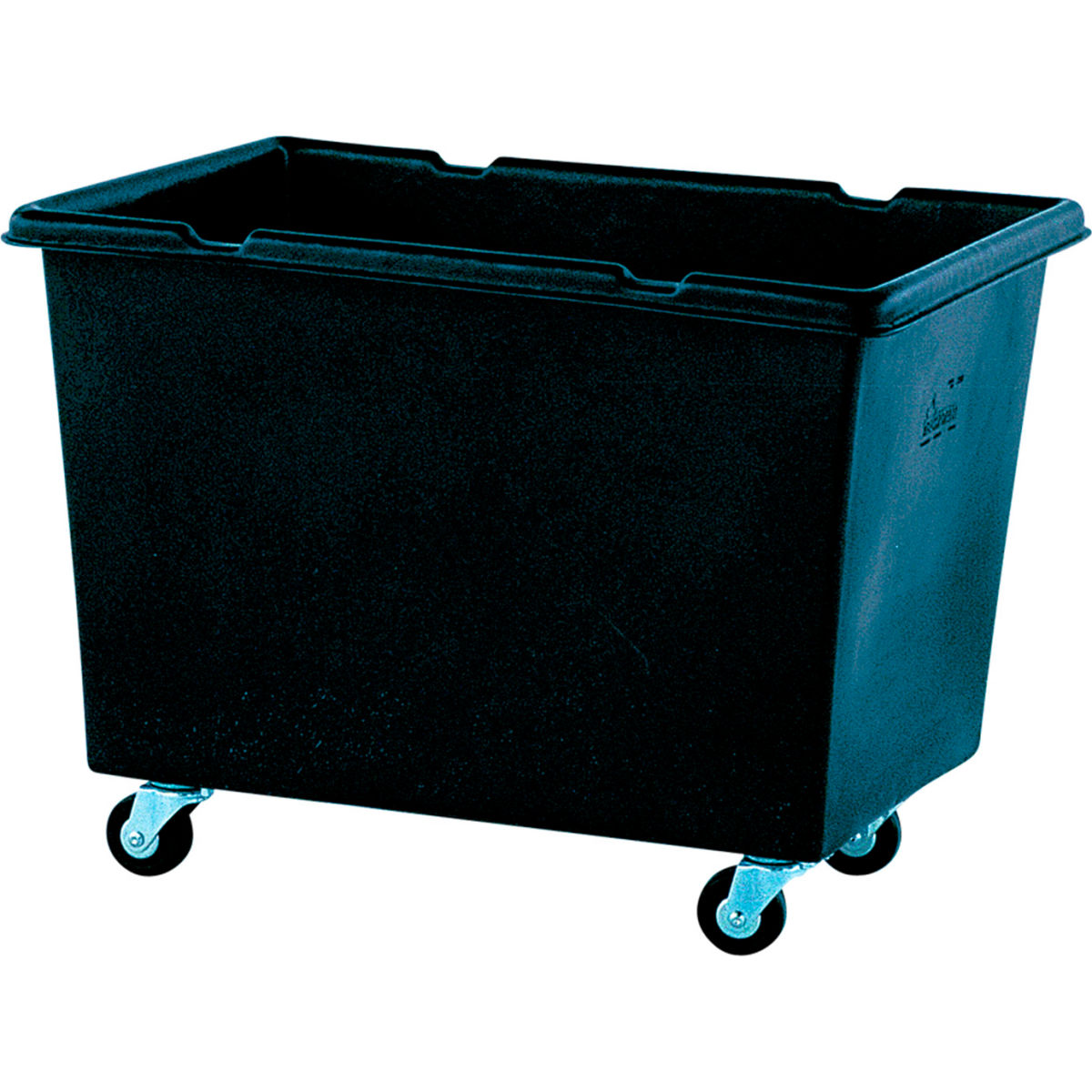 Picture of Techstar Plastics 5703829 Recycled Material Handling Carts - Smooth Walls&#44; Plywood Base - Black - 31 x 43 x 33 in.