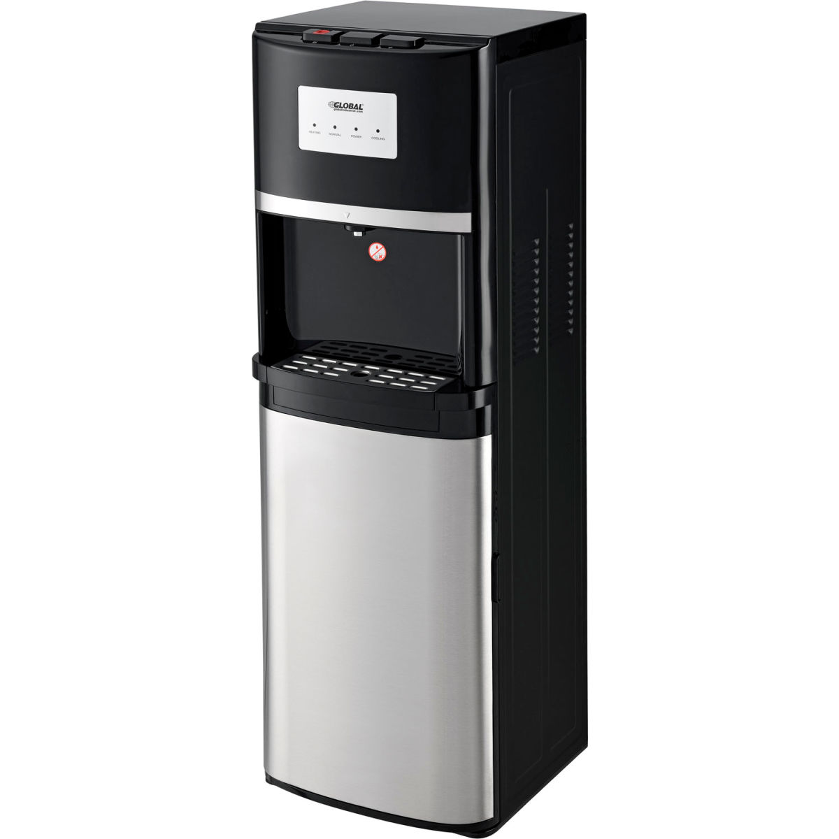 670435 Global Industrial Tri-Temp Non-Filtered Water Dispenser, Black with Stainless -  TCL Household Appliances