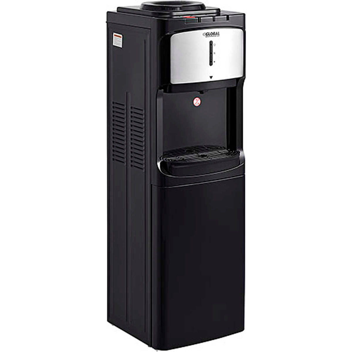670437 Global Industrial Tri-Temp Top Load Water Dispenser, Black