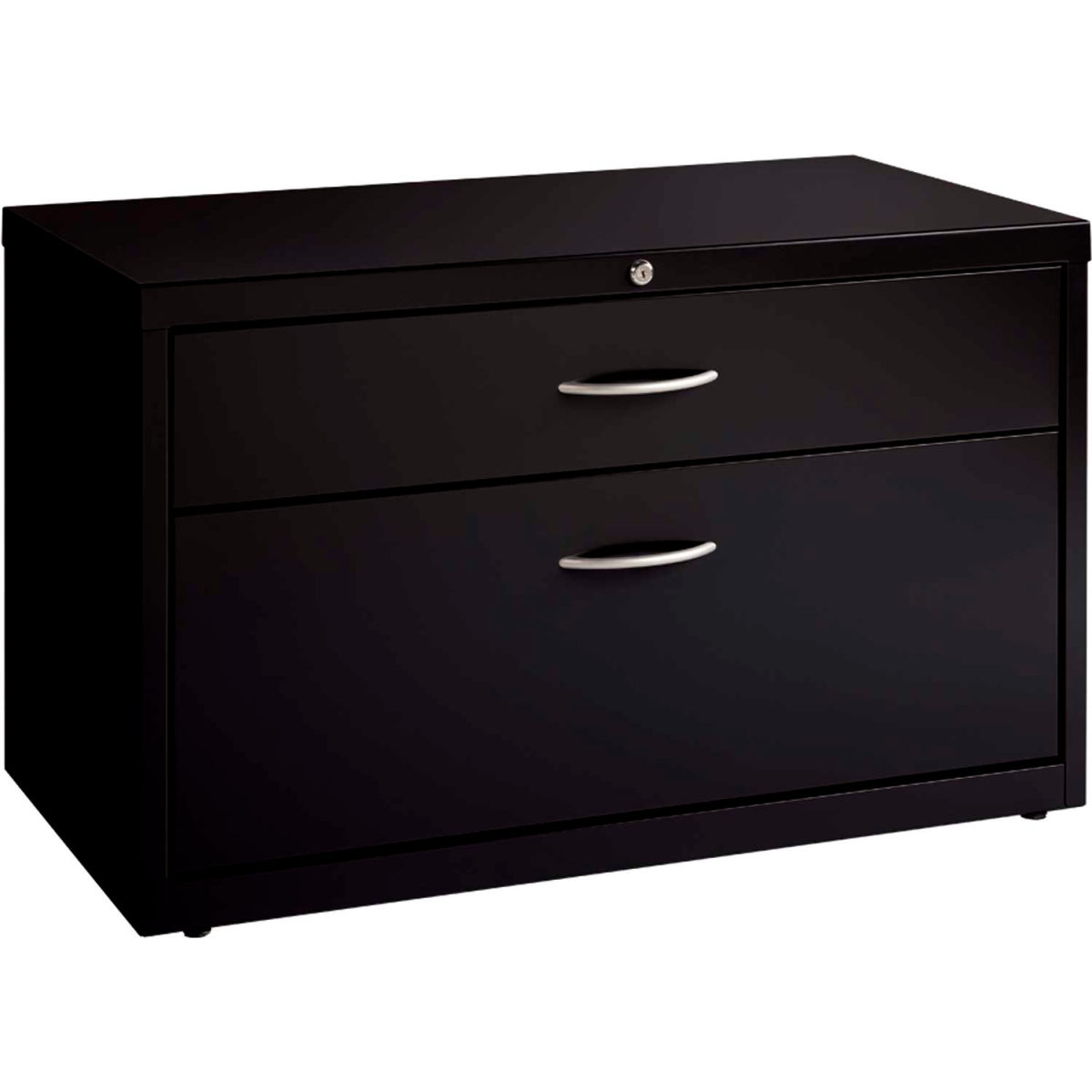 Picture of Hirsh Industries 695761 Interion 36 in. Low Credenza with File Cabinet - Black