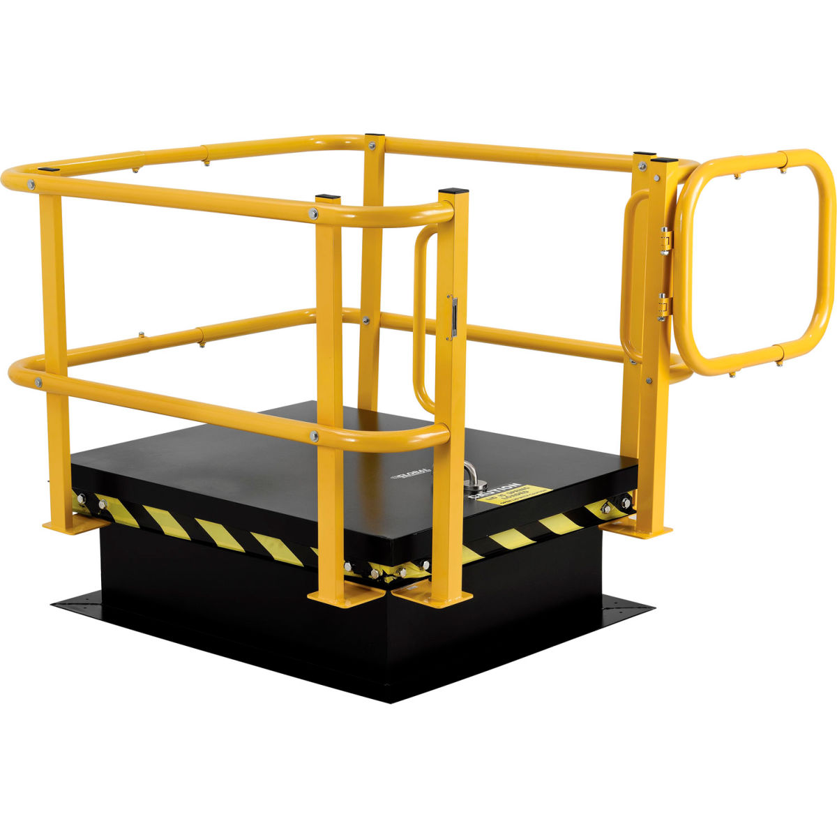 Galvanized Steel Safety Railing for 24 x 36  30 x 36 in Roof Hatches