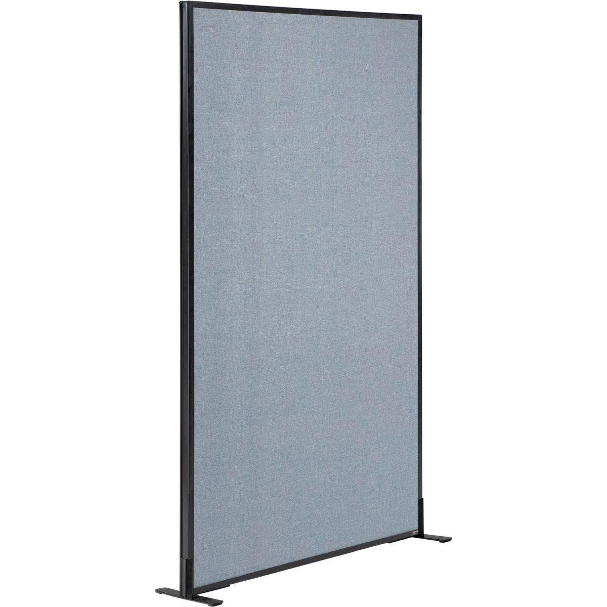 Global Industrial 695788FBL Interion Freestanding Office Partition Panel, Blue - 36.25 x 96 in.