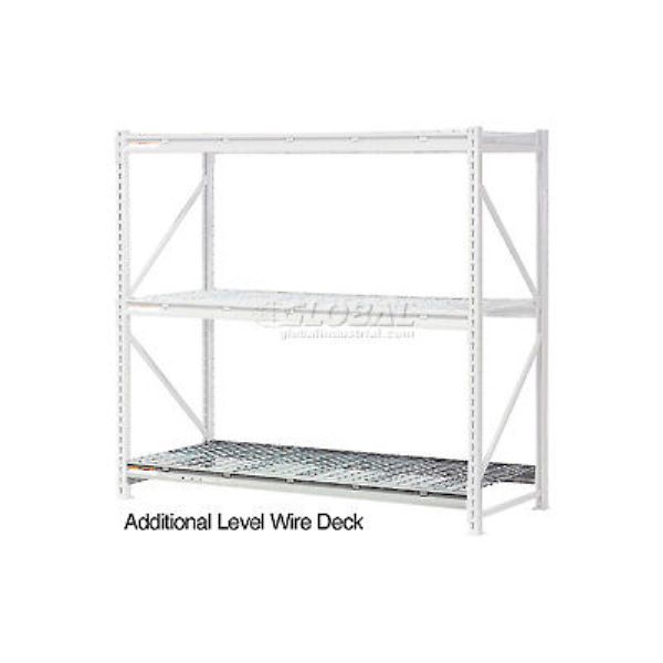 Picture of Global Industrial 504466A Additional Level Rack with Wire Deck&#44; Gray - 60 x 48 in.