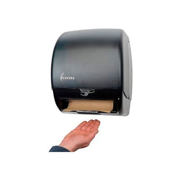 1556329 Fixture Automatic Adjustable Touchless Paper Towel Roll Dispenser, Black