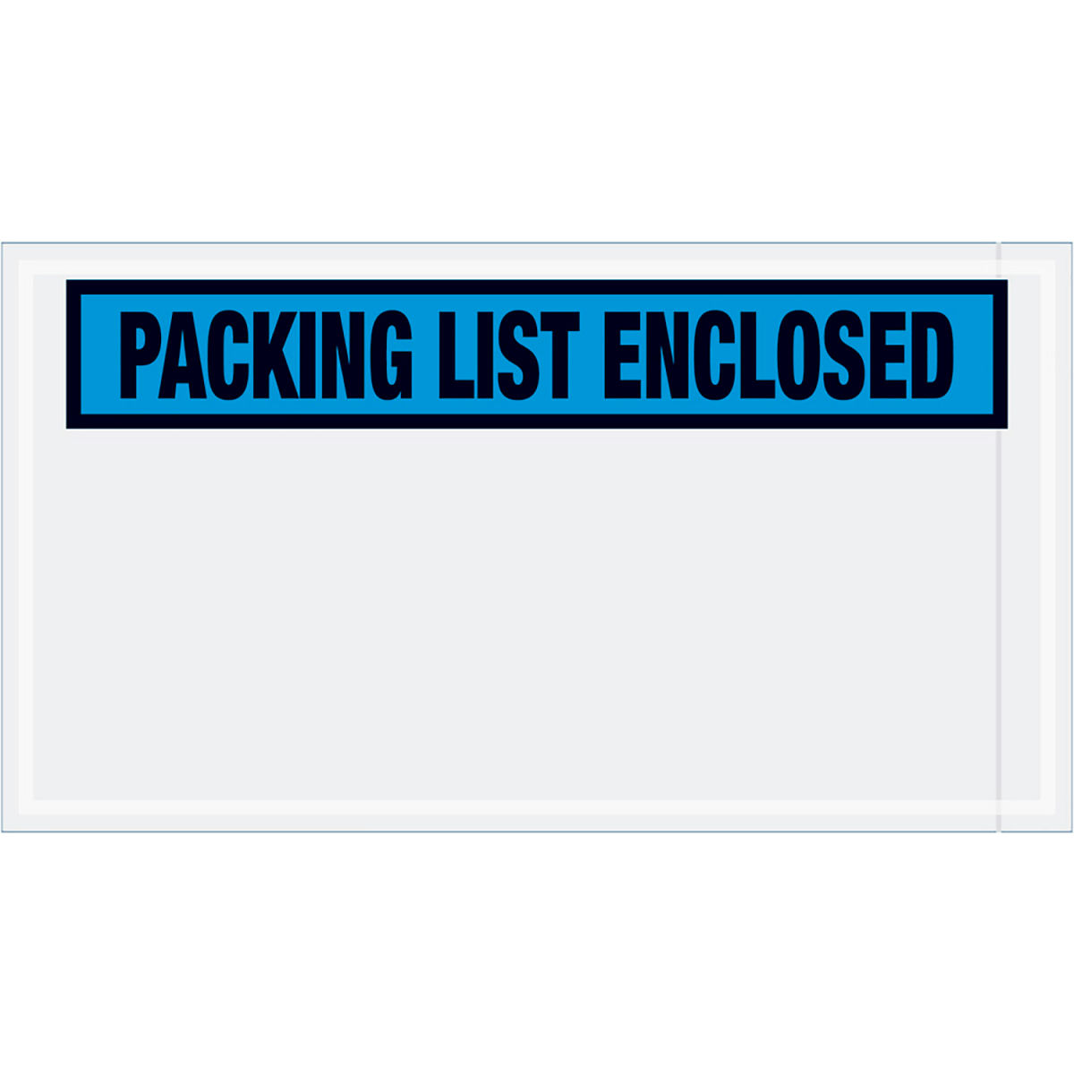 5.5 x 10 in. Panel Face Envelopes - Packing List Enclosed - Blue - 1000 per Case