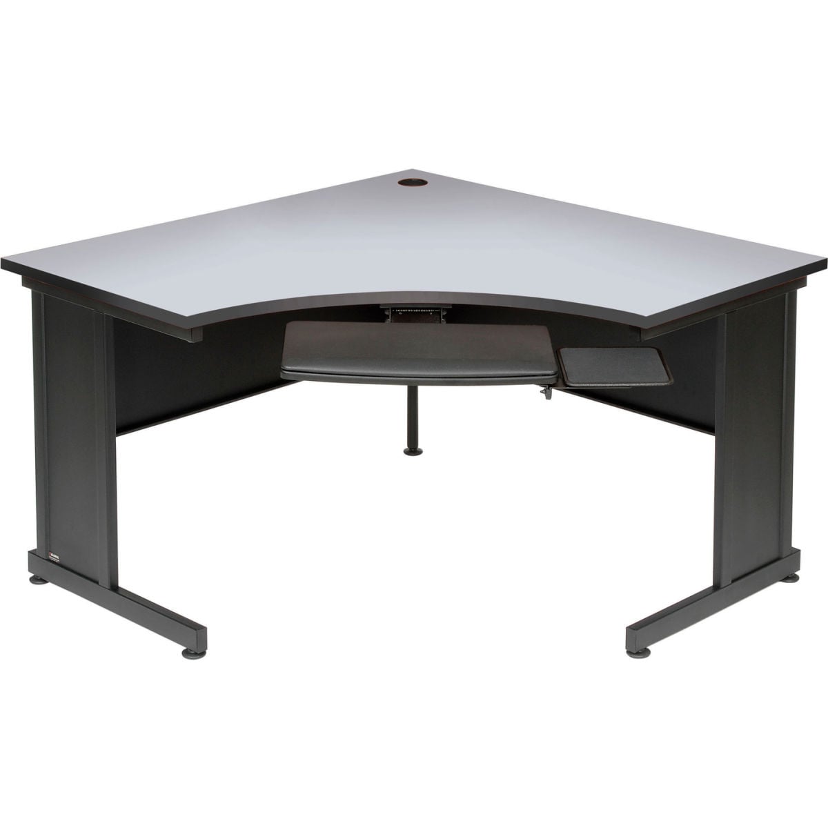 48 in. Interion Corner Desk, Gray