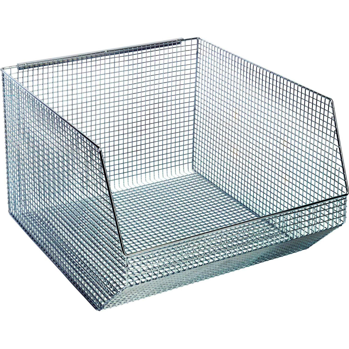 QMB570C Chrome Wire Mesh Bin - 17 x 18.5 x 11.25 in.