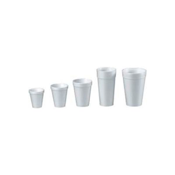 Picture of Lagasse B567577 16 oz White Hot & Cold Dart Foam Cups - 1000 Count
