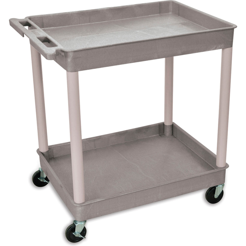 Picture of Luxor 5212427 Wilson Tray-Shelf Carts - Gray
