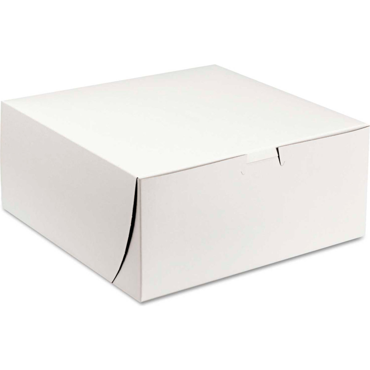 Picture of United Stationers Supply B1601355 Bakery Boxes, White - 9 x 9 x 4 in. - Pack of 200