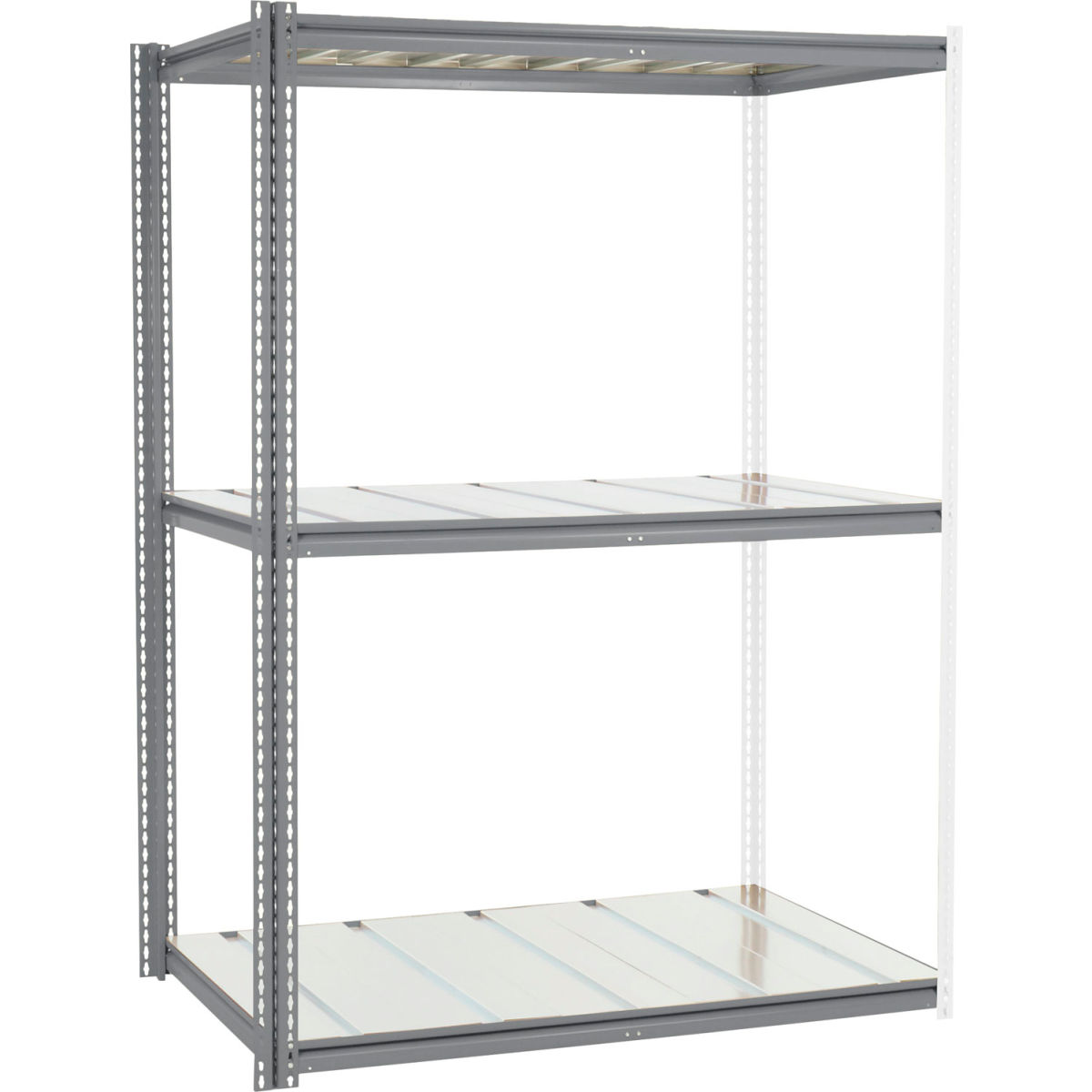 High Capacity Add-On Rack - Gray - 96 x 60 x 36 in. - Steel Deck