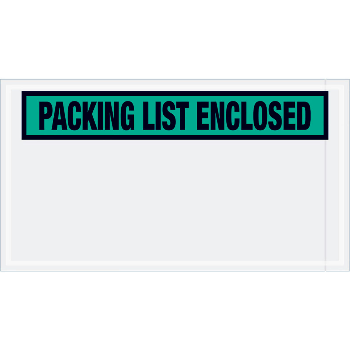 5.5 x 10 in. Panel Face Envelopes - Packing List Enclosed - Green - 1000 per Case