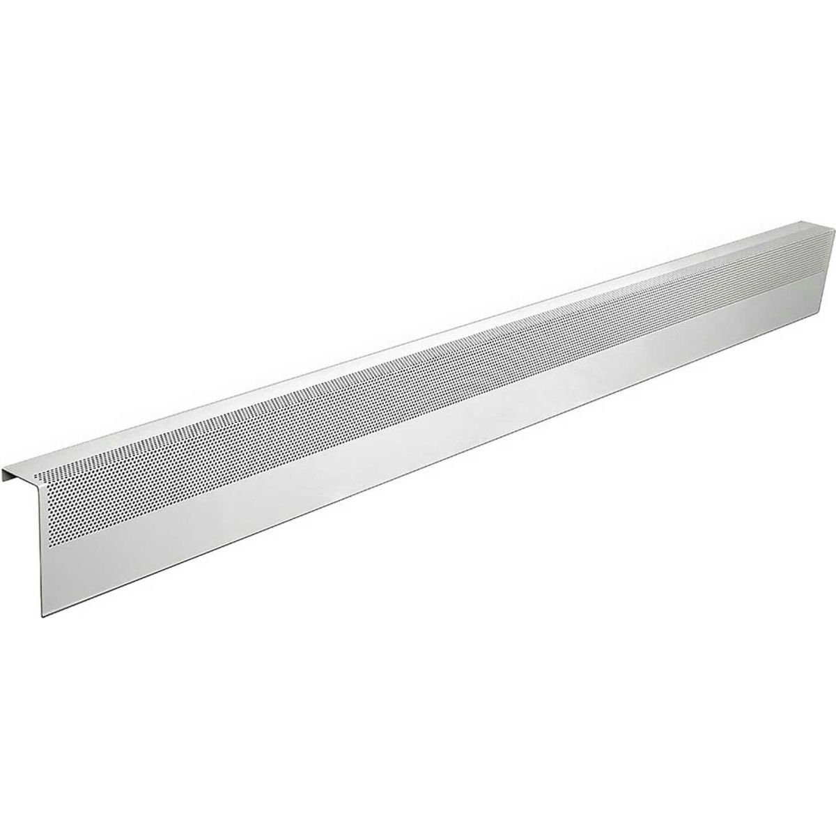 B2331643 Baseboarders Basic Series 6 ft. Steel Easy Slip-on Baseboard Heater Cover, White
