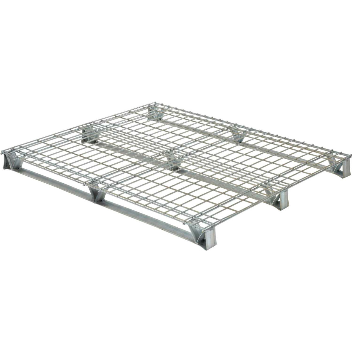 B2305911 WMP-4048 Galvanized Welded Wire Pallet - 40 x 48 x 4 in.