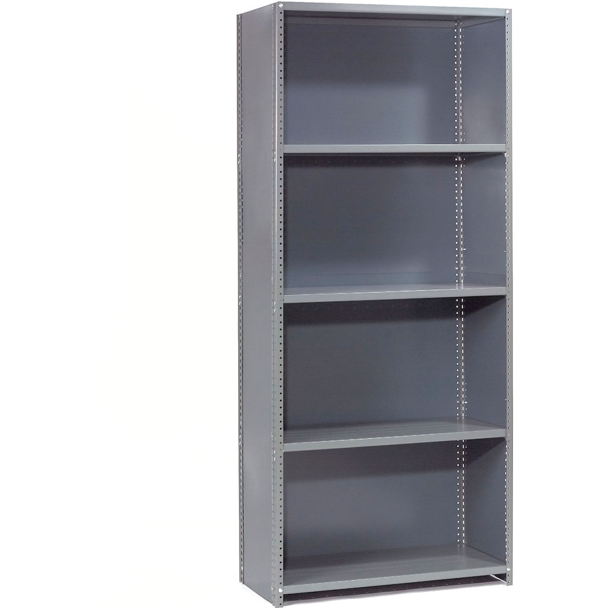 20 Gauge Closed Clip Style 5 Shelf Starter Steel Shelving - 36 x 30 x 73 in.