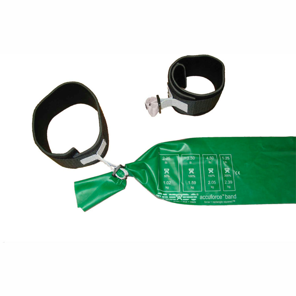 B2188419 16 in. CanDo Extremity Cuff Strap with Loop for Exercise Band & Tubing - 10 Count