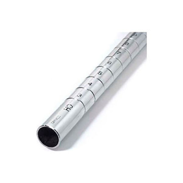 Global Industrial 711223 96 in. Nexel P96C Chrome Post - Pack of 4