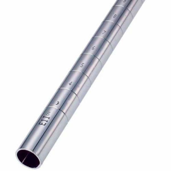 Global Industrial 711258 63 in. Nexel P63S Stainless Steel Post - Pack of 4