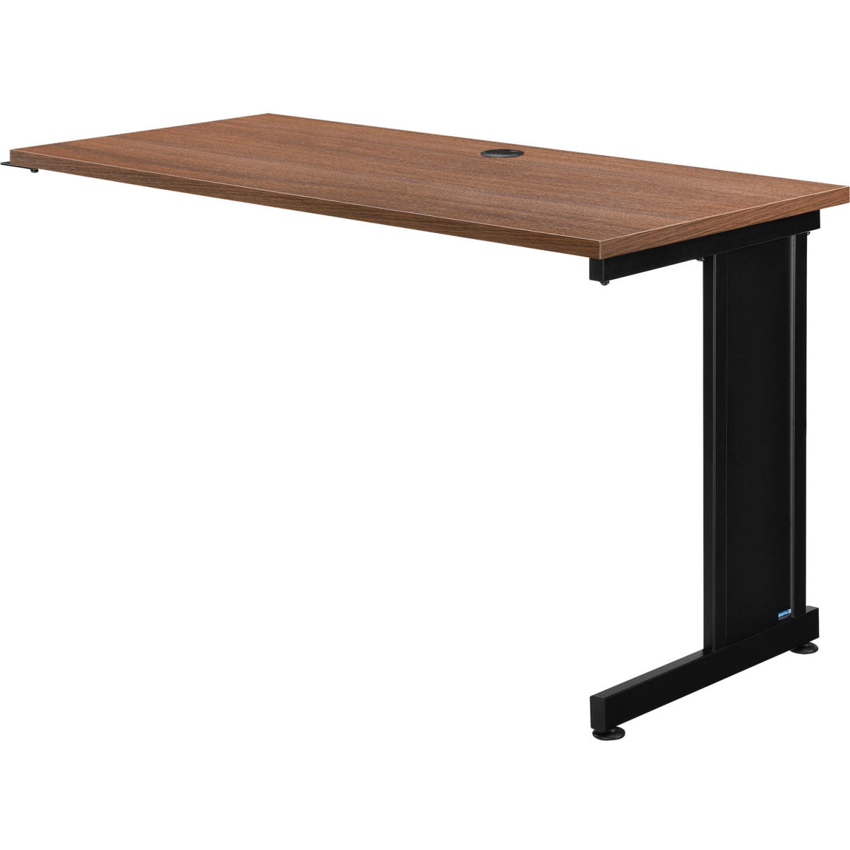 Global Industrial 695215WN 48 in. Interion Right Handed Return Table - Walnut