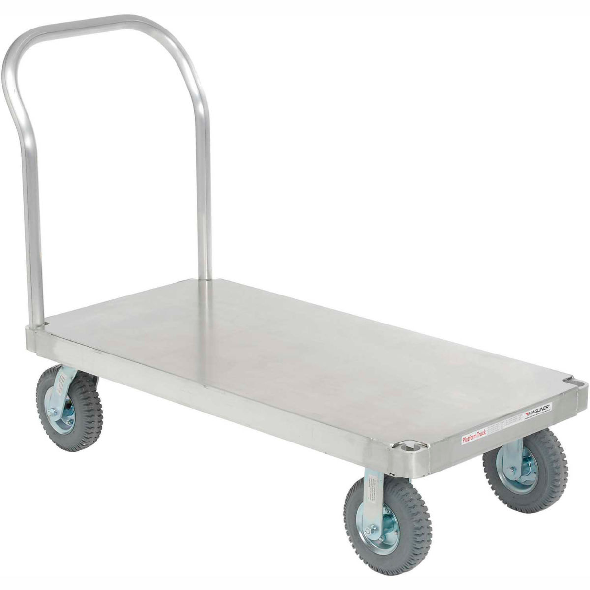 1200 lbs Magliner Aluminum Platform Truck with Smooth Deck - 48 x 24 in.