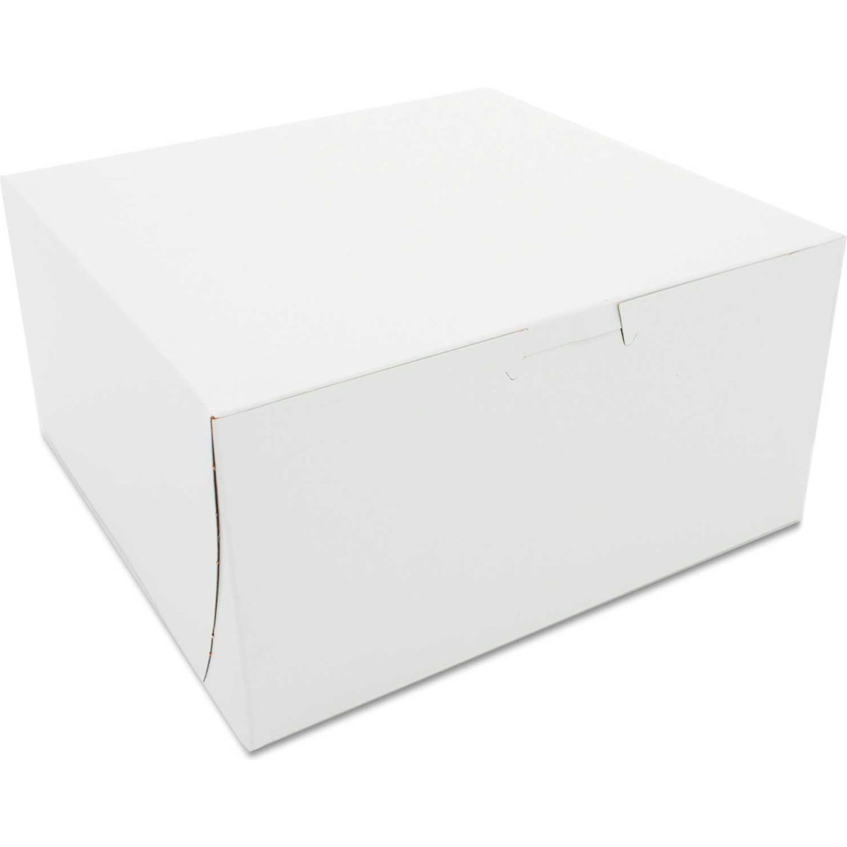 Picture of United Stationers Supply B1601347 Bakery Boxes, White - 8 x 8 x 4 in. - Pack of 250