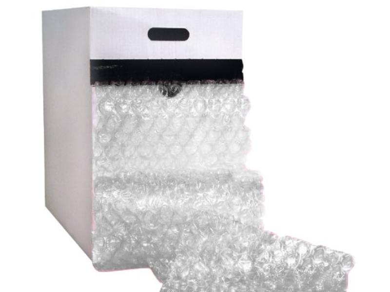 Bubble Roll Dispenser Pack, 24 in Roll W, 175 ft Roll L, 3/16 in Bubble Size, Clear, Perforated