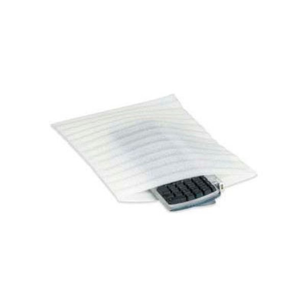 15 x 18 in. & 0.12 in. Thickness Flush Cut Foam Pouch, White - Pack of 75