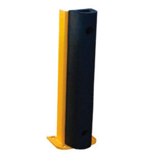 Steel Rack Guard with Rubber Bumper - 7.81 x 10.06 x 24.25 in.