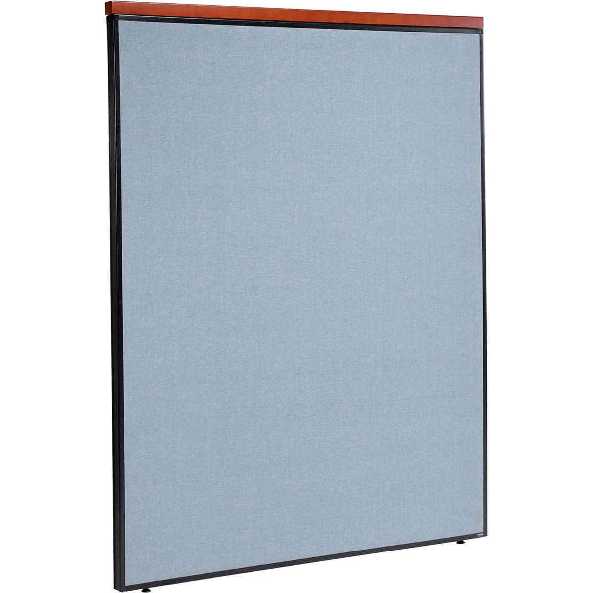 Interion Deluxe Office Partition Panel, Blue - 60.25 x 73.5 in.