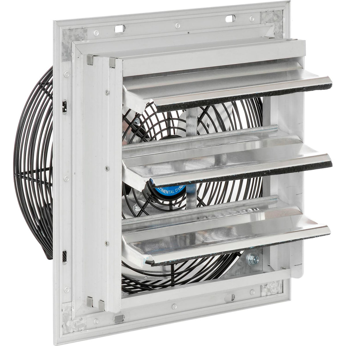 10 in. 0.03 HP 3 Speed Exhaust Fan with Shutter & Direct Drive - Black