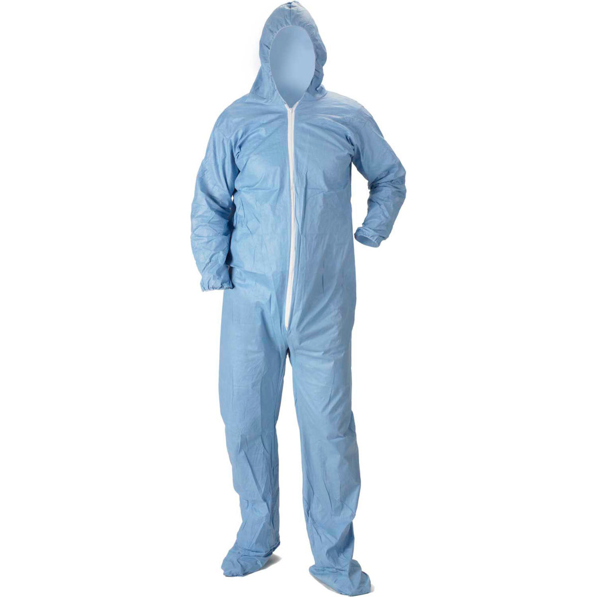 Picture of Lakeland Industries B2210727 07414B Pyrolon Plus 2 Disposable FR Coverall with Hood&#44; Elastic Wrists & Boots - 3XL - 25 per Case