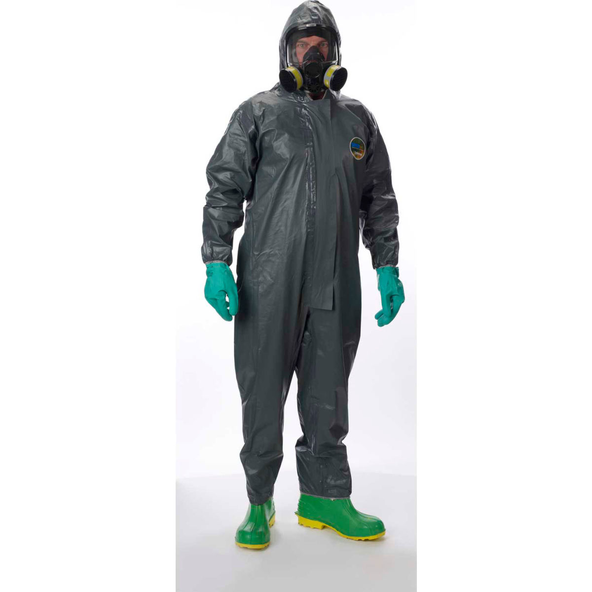 Picture of Lakeland Industries B2210939 51130 Pyrolon CRFR Disposable Coverall with Hood&#44; Elastic Face & Wrists&#44; Ankles - 2XL - 6 per Case
