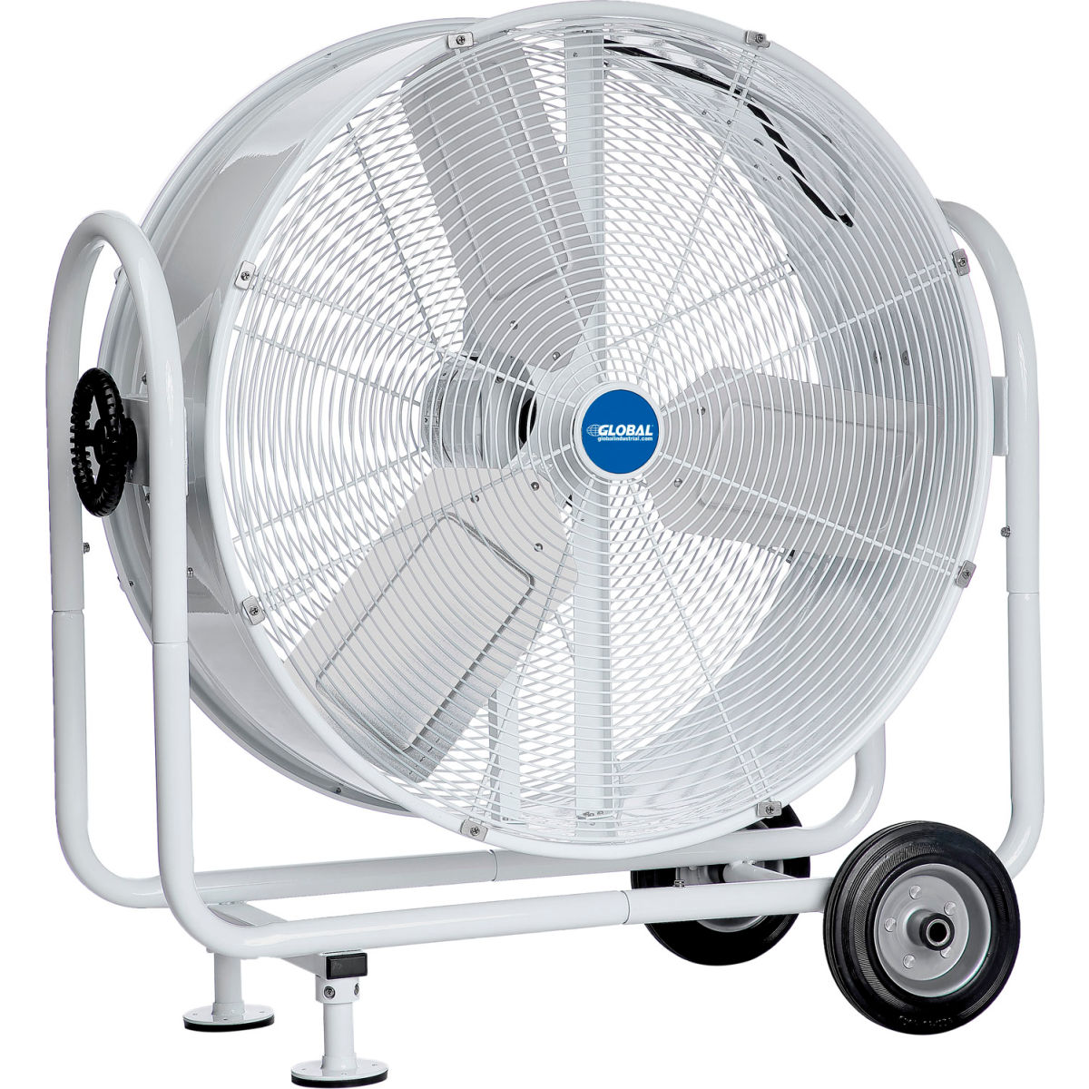 30 in. 6890 CFM & 0.33 HP Mobile Tilt Drum Blower Fan
