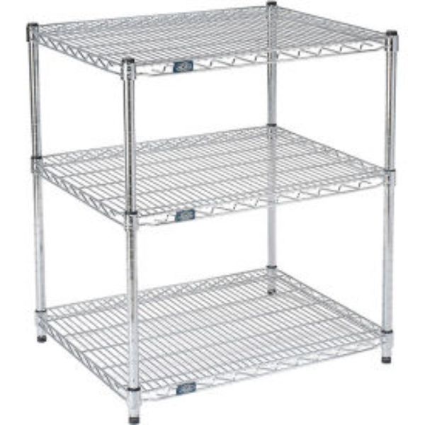 34 x 36 x 30 in. Nexel ESD Starter 2 Tier Wire Shelving