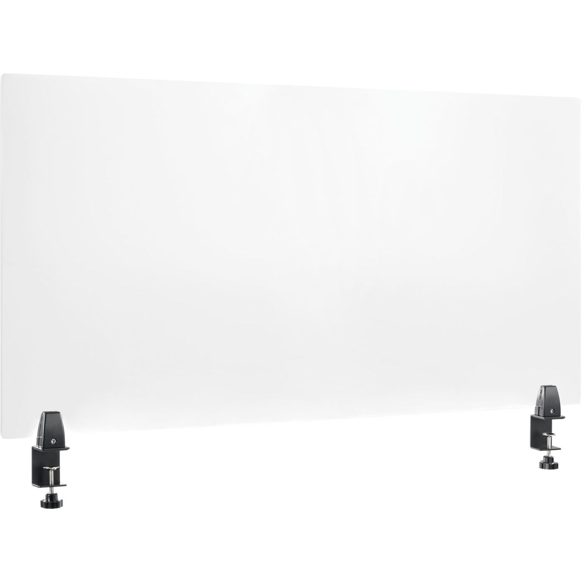 24 x 48 in. Interion Mounted Clear Frameless Desk Divider